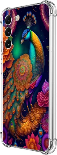 Miniatura 14 de Funda para Galaxy S23, diseño de mariposas azules, rosas, protección contra caídas, a prueba de golpes, de cuerpo completo, resistente a