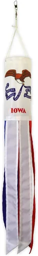 Miniatura 28 de In the Breeze 5110 Virginia State Flag Windsock, 18 pulgadas