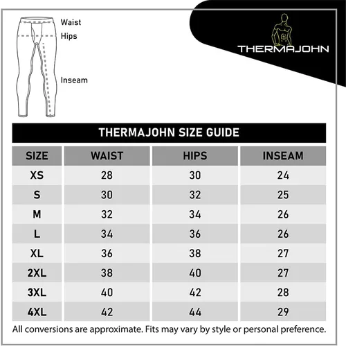 Miniatura 5 de Thermajohn - Pantalones térmicos para hombre, calzoncillos largos