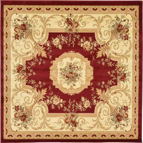Miniatura 57 de Unique Loom Versailles Collection - Alfombra tradicional clásica con motivo floral, colección Versailles