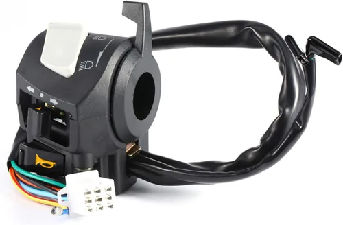 Miniatura 5 de Interruptor de manillar, 2 unids DC 12V Universal 7/8 '' manillar motocicleta cuerno giro interruptor de control de luz