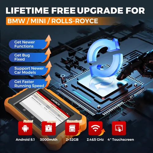 Miniatura 8 de LAUNCH Creader Elite V3.0 para escáner BMW OBD2, herramienta de escaneo bidireccional de sistemas completos 2026, todos los servicios de V3.0 apto