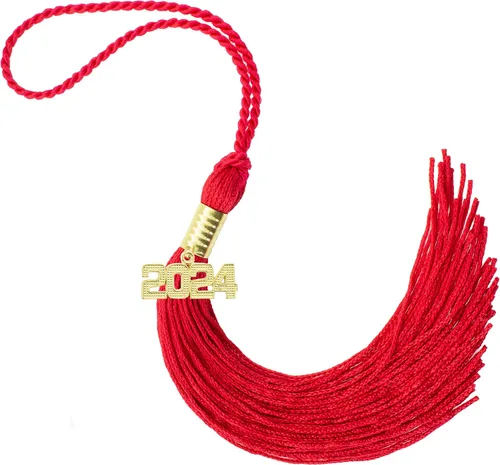 Miniatura 504 de Borla de graduación Aqua 2022, todos los colores escolares disponibles, fabricada en Estados Unidos