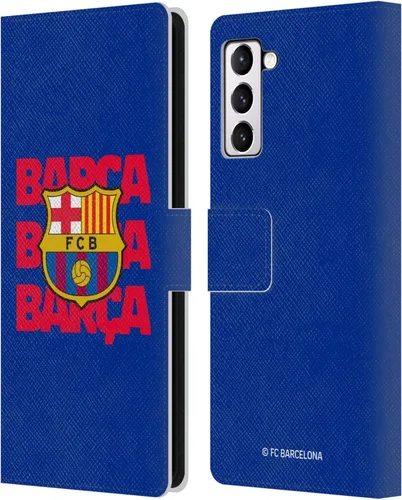 Miniatura 44 de Head Case Designs Funda de piel con licencia oficial del FC Barcelona Barca Crest Graphics para Samsung Galaxy A06 4G