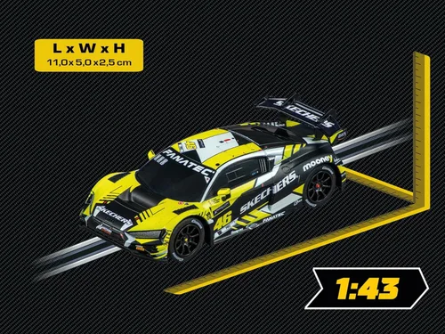 Miniatura 4 de Carrera 64230 Audi R8 LMS GT3 Valentino Rossi No.46 Escala 1:43 Ranura analógica Car Racing Vehicle GO Slot Car Toy Race Track Sets