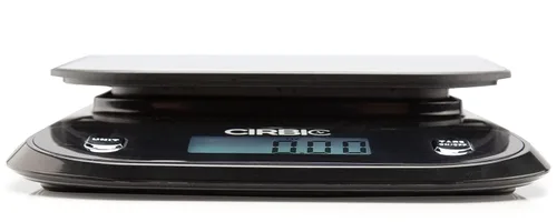 Miniatura 4 de Báscula de cocina parlante – Números grandes con voz clara y fuerte acento norteamericano (negro)