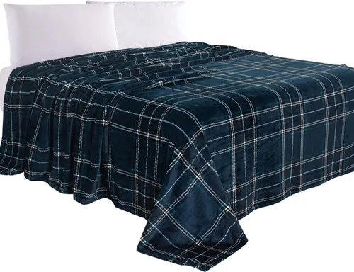 Miniatura 17 de Elegant Comfort Manta de Lujo con Sensación de Terciopelo, Manta Ligera para Todas las Estaciones, Ultra Suave, de Felpa de Forro Polar de Franela