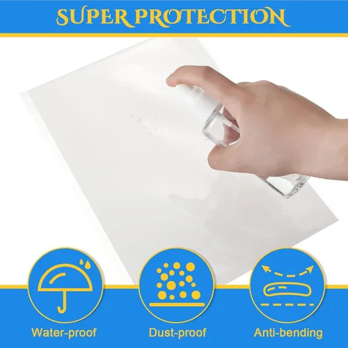 Miniatura 5 de Epakh Juego de 120 fundas y tableros de cómics reutilizables transparentes de 7.25 x 10.5 pulgadas con tableros de respaldo para almacenamiento