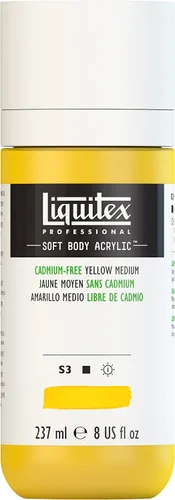 Miniatura 10 de Liquitex Professional Soft Body - Pintura acrílica, botella de 2 onzas (59 ml), blanco titanio Titanio Blanco