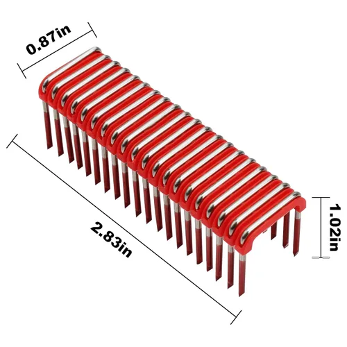 Miniatura 2 de Grapa de cable aislado de 1 pulgada MNM1-600 para pistola grapadora de 12 cables (2448-20) - para superficies de madera
