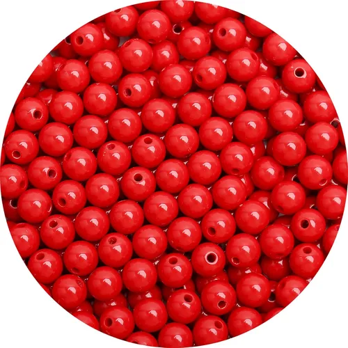 Miniatura 27 de BONNY BOXX 2000 piezas 4 mm cuentas redondas de acrílico de zafiro suave, bolas de plástico de chicle de burbujas, cuentas gruesas de bolas