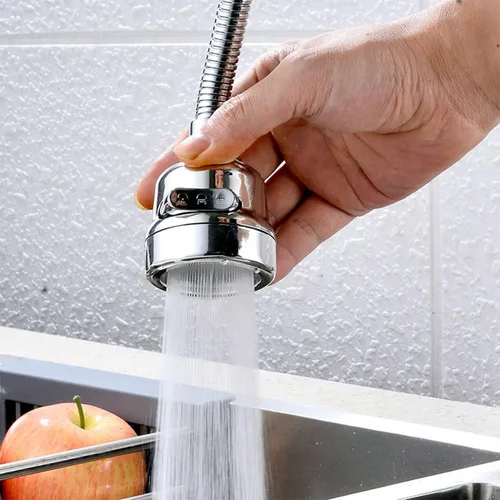 Miniatura 6 de Accesorio rociador de grifo de cocina, extensor de grifo móvil para fregadero de cocina, cabezal giratorio de 360°, grifo antisalpicaduras, ducha