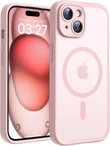 Miniatura 201 de TOCOL Funda magnética 3 en 1 para iPhone 14 Pro, mejorada [protección completa de cámara] con 2 protectores de pantalla, funda de grado militar Azul