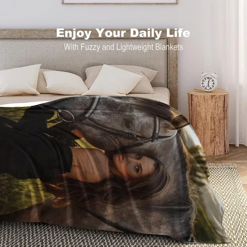 Miniatura 3 de D-Story Manta personalizada con fotos, manta de fotos personalizada con cualquier texto, manta de forro polar personalizada para cama, sofá