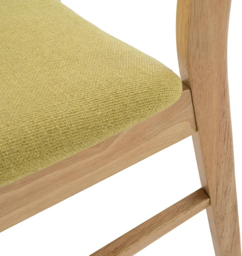 Miniatura 7 de Christopher Knight Home Lucious - Juego de comedor rectangular de patas curvas, juego de 5 piezas, roble natural / té verde