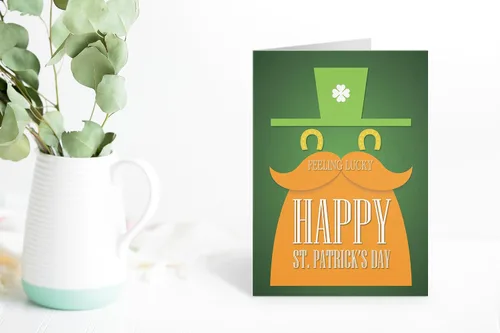 Miniatura 4 de Stonehouse Collection Surtido de tarjetas de felicitación del día de San Patricio, tarjetas irlandesas de la suerte, trébol, duende, decoraciones