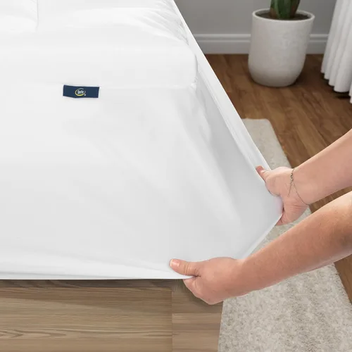 Miniatura 3 de Serta Memory Flex - Cubrecolchón suave Twin XL, almohadilla de colchón tipo pillow top de 2 pulgadas, protector de colchón acolchado resistente a