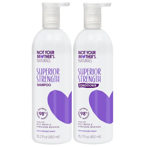 Miniatura 12 de Juego de champú y acondicionador Not Your Mother's Naturals Essential Nourish - 450 ml - Productos para el cabello libres de sulfatos - Té verde