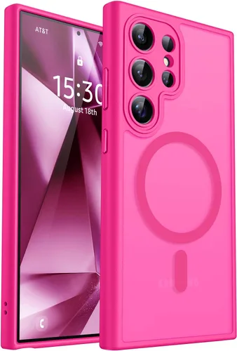 Miniatura 79 de CANSHN Funda diseñada para Samsung Galaxy A16-5G [protección completa de la cámara] [compatible con Magsafe] funda protectora trasera translúcida