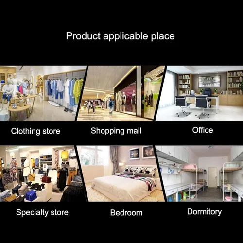 Miniatura 5 de Madamera Tocador de tiendas de ropa, vestuario utilizado en el centro comercial y la oficina, vestidor en U para protección de privacidad y divisor