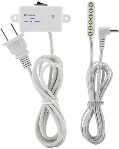 Luz para máquina de coser, luz LED de costura blanca de 0.3 W, luz LED de costura de imán fuerte, luz de costura de aluminio para máquinas de coser