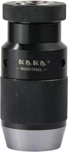 Miniatura 10 de KAKA INDUSTRIAL Portabrocas sin llave resistente, Jacobs Taper Stock (HPJ0213 (1/32"-1/2"-JT6))