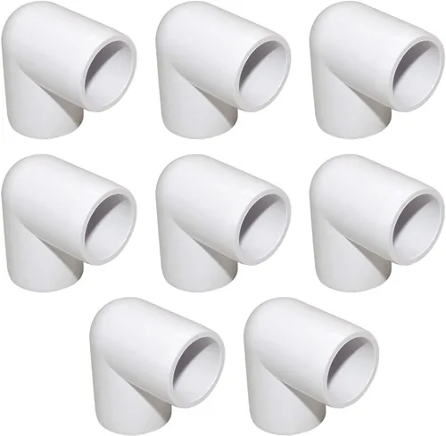 Miniatura 18 de Accesorio en T de PVC de 1", Conector de Codo de 3 Vías, Codo de 90 Grados con Salida Lateral Grado Muebles, Accesorios de Esquina de PVC