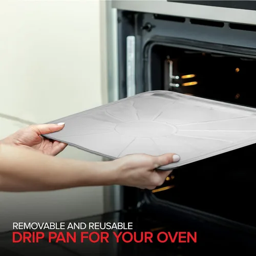 Miniatura 5 de Revestimientos desechables de aluminio para horno (paquete de 5) forros de horno de aluminio para la parte inferior del horno eléctrico y horno