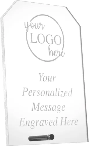 Miniatura 16 de Premios acrílicos económicos personalizados ofrecidos en una variedad de formas y tamaños, incluye texto ilimitado y su logotipo