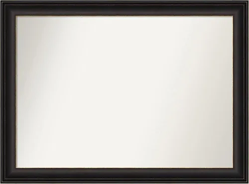 Miniatura 106 de Amanti Art Espejo de baño de bronce para sobre el fregadero, 24 x 24 pulgadas, espejo cuadrado de bronce Lara para tocador, marco de madera