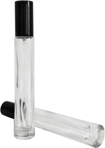 Miniatura 3 de Mini spray de perfume de 0.3 fl oz, botella de vidrio atomizador, botellas de perfume recargables, botella pequeña de spray de niebla fina, botella