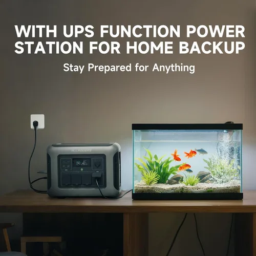 Miniatura 9 de [Nueva versión 2025] ALLPOWERS R1500 LITE Estación de energía portátil con panel solar SP037, generador solar LiFePO4 de 1600 W 1056 Wh con panel