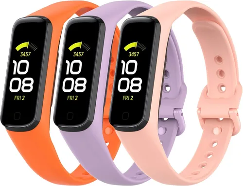 LeongLzt Galaxy Fit 2 bandas de repuesto para Samsung Galaxy Fit 2, correas de silicona suave Galaxy Fit2 para Samsung Galaxy Fit2 SM-R220 bandas