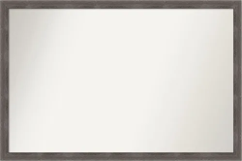 Miniatura 264 de Amanti Art Espejo personalizado, espejo de baño gris plomo a rayas, espejo de pared o espejo de tocador de baño sobre el fregadero