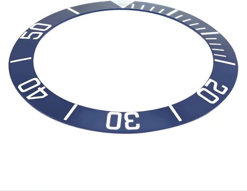 Miniatura 2 de Ewatchparts BISEL INSERTO COMPATIBLE CON TAG HEUER AQUARACER CALIBRE 5 RELOJ WAN2010 WAN2111 1110 AZUL
