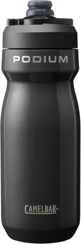 Miniatura 9 de CamelBak Podium Steel - Botella de agua térmica para bicicleta de acero inoxidable, color piedra, 18 oz