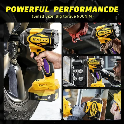 Miniatura 7 de Llave de impacto inalámbrica para batería DeWalt 20V, llave de impacto de potencia de 1/2 pulgada, pistola de impacto eléctrica sin escobillas