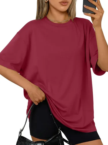 Miniatura 57 de Trendy Queen - Camisetas de entrenamiento de moda para mujer, camisetas atléticas de manga corta para verano y primavera, disponibles en tallas