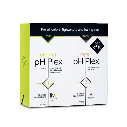 Miniatura 10 de Tratamiento nutritivo de mascarilla capilar pH Plex, fortalece el cabello entre la coloración y el blanqueo, resultados de calidad de salón en casa