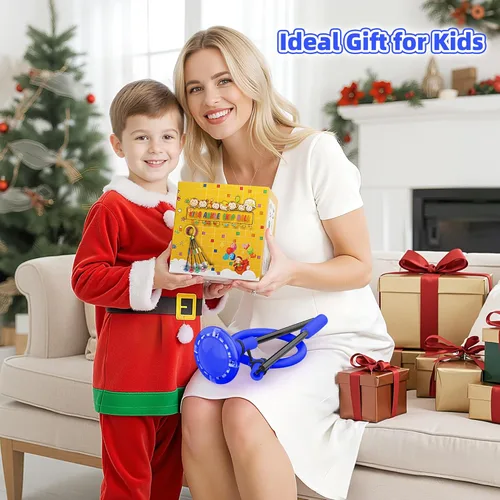 Miniatura 5 de Bola de salto de tobillo para niños, plegable y colorida rueda de salto con luz intermitente para adultos, juego para interiores y exteriores, Rojo