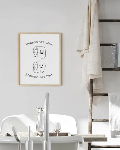 Miniatura 87 de HAUS AND HUES Funny Butts Collage - Póster artístico para decoración de baño, 12 x 16 pulgadas, sin marco