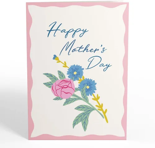 Miniatura 5 de Lovepop Tarjeta desplegable de flores para el Día de la Madre, ramo floral pastel 3D, tarjeta de felicitación para mamá, esposa, hija, mamá, ella