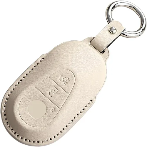 Miniatura 12 de para Mercedes-Benz Funda para llavero, Funda para llavero Mercedes C E M S CLS CLK GLK GLC G AMG Accesorios para llavero de cuero Funda protectora