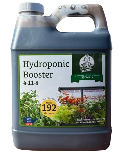Miniatura 8 de Farmer's Secret Fertilizante hidropónico Booster - Fórmula súper concentrada 4-11-8 - Uso con cualquier sistema hidropónico o aeropónico - Ideal