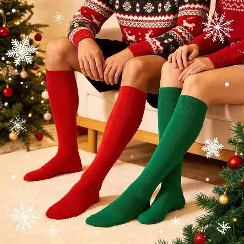 Miniatura 7 de Paquete de 2 calcetines de fútbol, béisbol, sóftbol para jóvenes y adultos, calcetines multideportivos, 4 tamaños (S-XL)