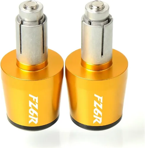 Para Yamaha FZ6R 2004-2017 2016 2015 FZ6 FZ 6R 6 R motocicleta 7/8 pulgadas 0.866 in manillar Grips Cap manillar extremos mango tapón deslizante Oro