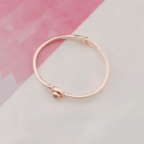 Miniatura 2 de MYOSPARK Pulsera con texto en inglés "I Love You" en 100 idiomas con texto en inglés "The Memory of Love", regalo para pareja, familia, mejores