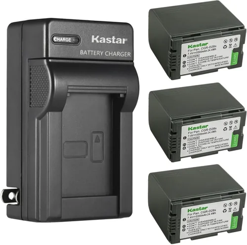 Miniatura 5 de Kastar Cargador de batería de pared CA de repuesto para Panasonic CGR-D08, D08S, CGR-D16, D16S, CGR-D28, D28S, Panasonic PV-DV800, PV-DV800K