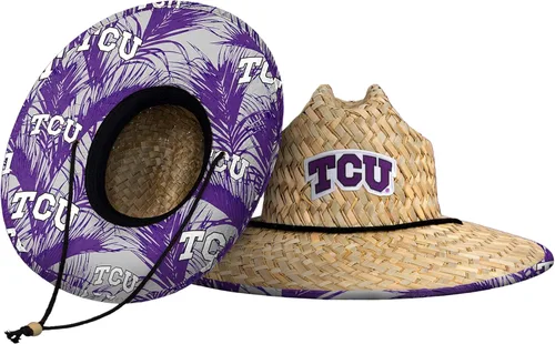 Miniatura 39 de FOCO - Sombrero de paja con logotipo de equipo universitario de NCAA y estampado floral para hombre TEAM LOGO