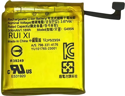 Miniatura 2 de Batería compatible para Google Pixel Watch 2 306mAh 3.87V G495N Smart Watch Batería